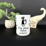 Kubek żebym cię tu więcej kurwa nie widziała mi chuj jebany ciśnienie podniósł biały kubek