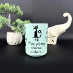 Kubek żebym cię tu więcej kurwa nie widziała mi chuj jebany ciśnienie podniósł miętowy pastelowy