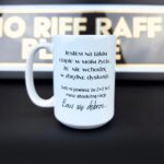 Kubek jestem na takim etapie w moim życiu żyrafa dla niego