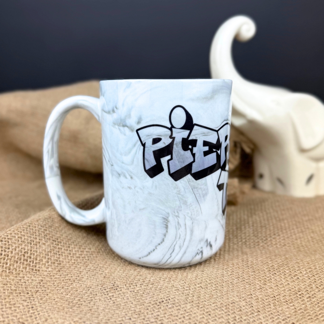 Kubek marmurkowy pierdolę to