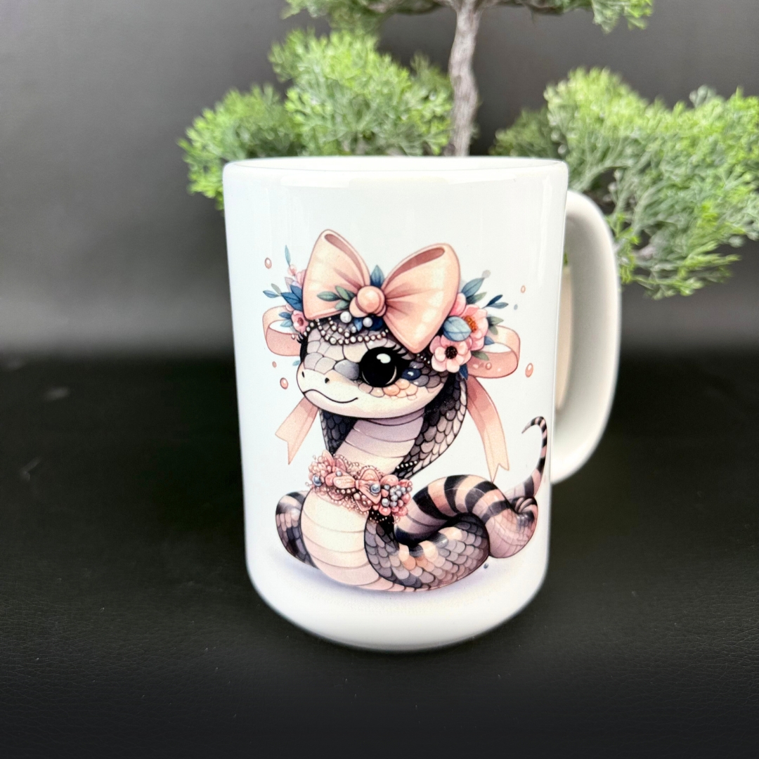 Kubek mogę być miła ale nie muszę żmijka