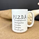 Kubek p.i.z.d.a. biały klasyczny