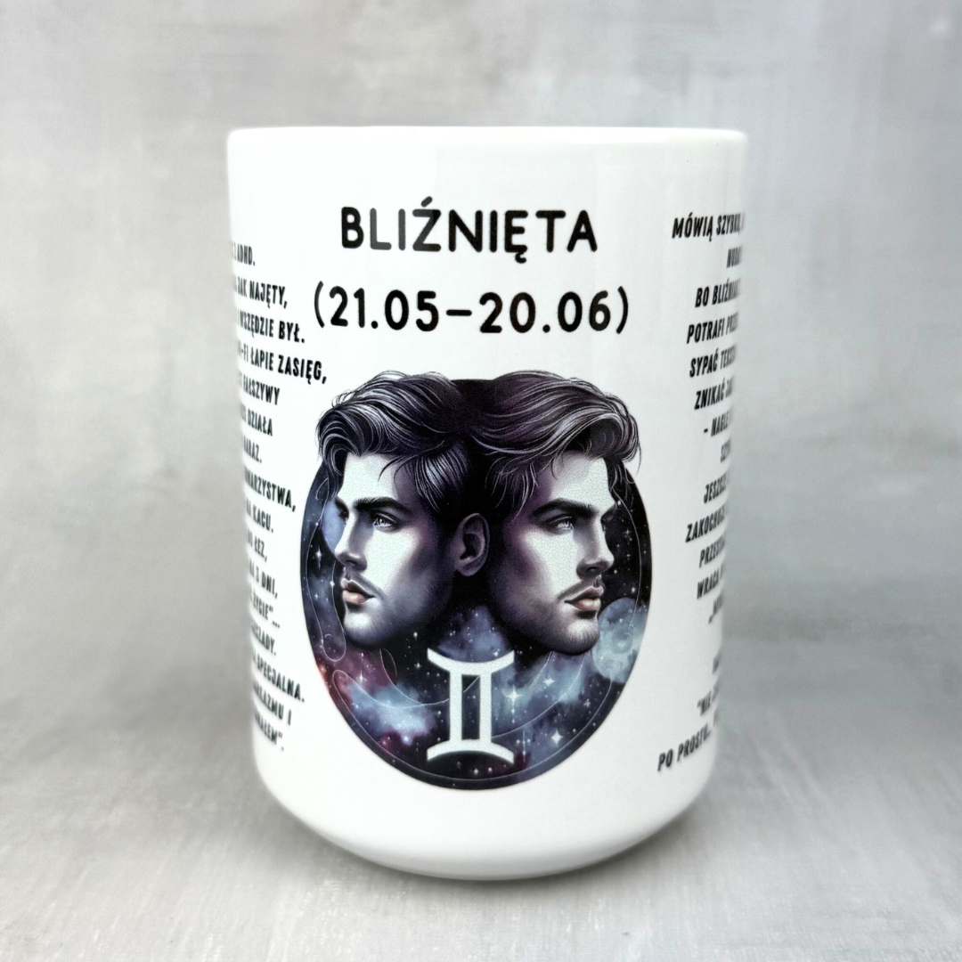 Kubek Bliźnięta dla niego