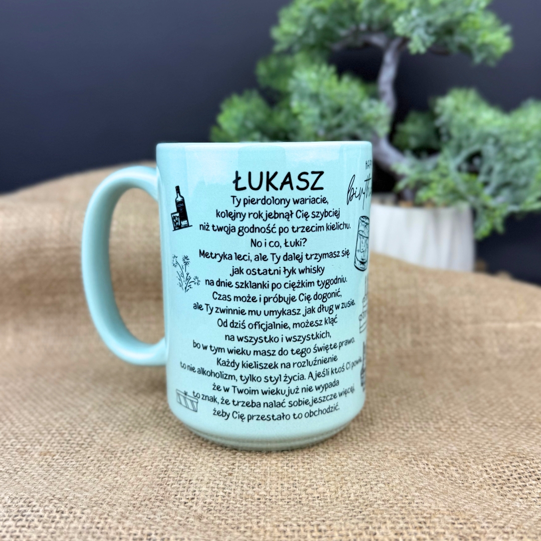 Kubek urodzinowy dla niego