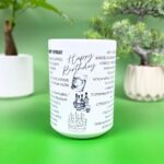 Kubek urodzinowy na 40 stke z personalizowanym imieniem Adam 2