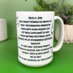 Kubek urodzinowy na 40stke z personalizowanym imieniem Mateusz 3