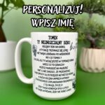 Kubek urodzinowy z personalizowanym imieniem Tomek