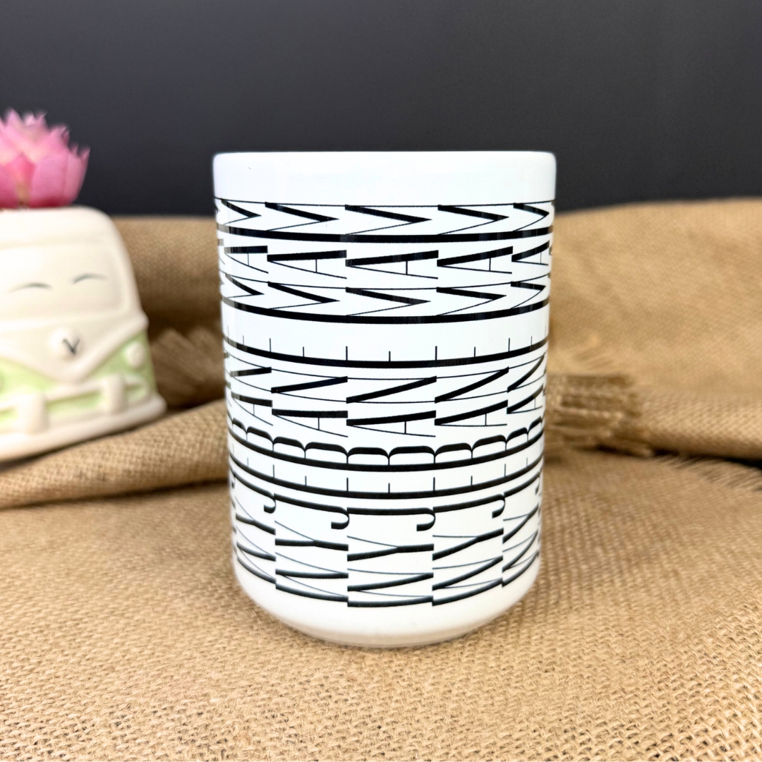 Kubek wyjebanemam szlaczki wyjątkowy kubek do biura