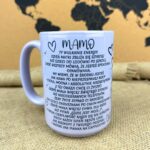 Kubek z życzeniami dla mamy na dzień mamy pastelowy fioletowy