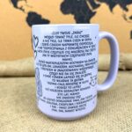 Kubek z życzeniami dla mamy na dzień mamy pastelowy liliowy na prezent na dzień mamy