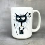 Kubek co Ty kurwa do mnie rozmawiasz z kotem