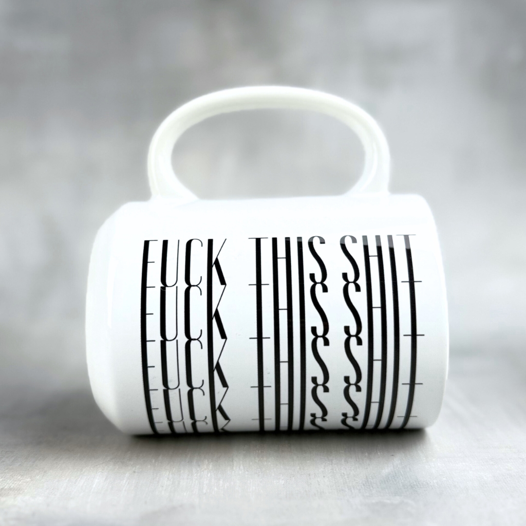 Kubek fuck this shit szlaczki