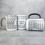 Kubek miłego dnia szlaczki idealny do biura