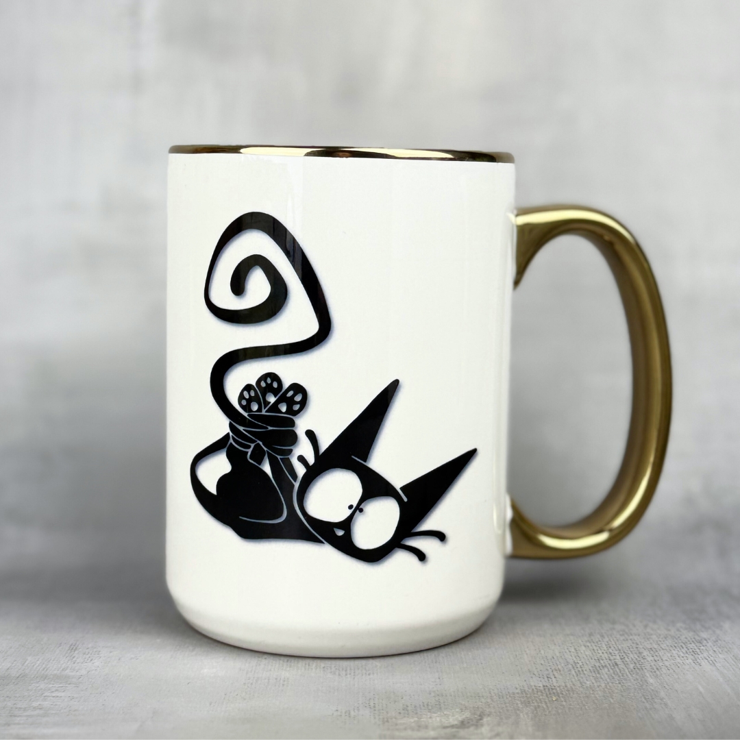 Kubek pojebie mnie zaraz złoty nowy wzór