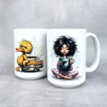 Kubek czasami lubię ludzi tak jak lubię moją herbatę... w worku i pod wodą