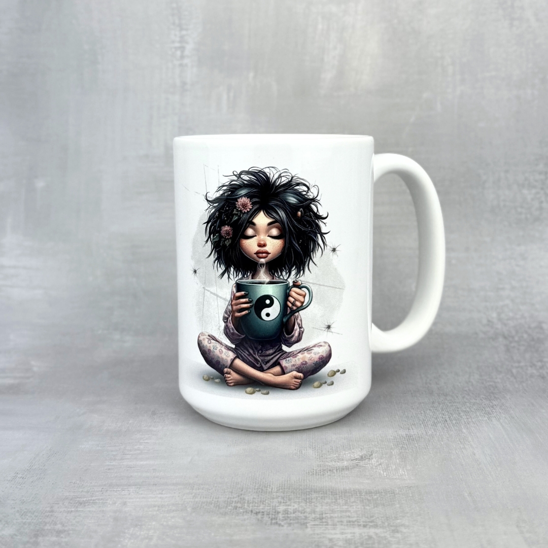 Kubek czasami lubię ludzi tak jak lubię moją herbatę... w worku i pod wodą dla niej