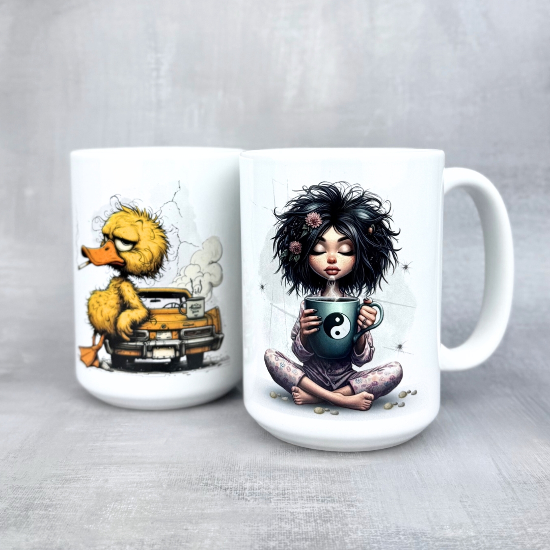 Kubek czasami lubię ludzi tak jak lubię moją herbatę... w worku i pod wodą