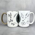 Kubek espresso patronum kurwa nowość złoty