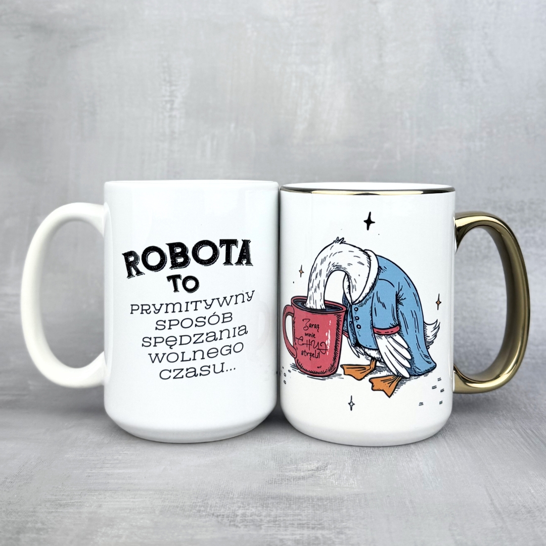 Kubek robota to prymitywny sposób spędzania wolnego czasu