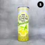 Kubek termiczny plażowy wzór nr 5 lemons