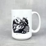 Kubek na górze róże na dole fiołek to ja ogarniam ten kurwidołek dla niego