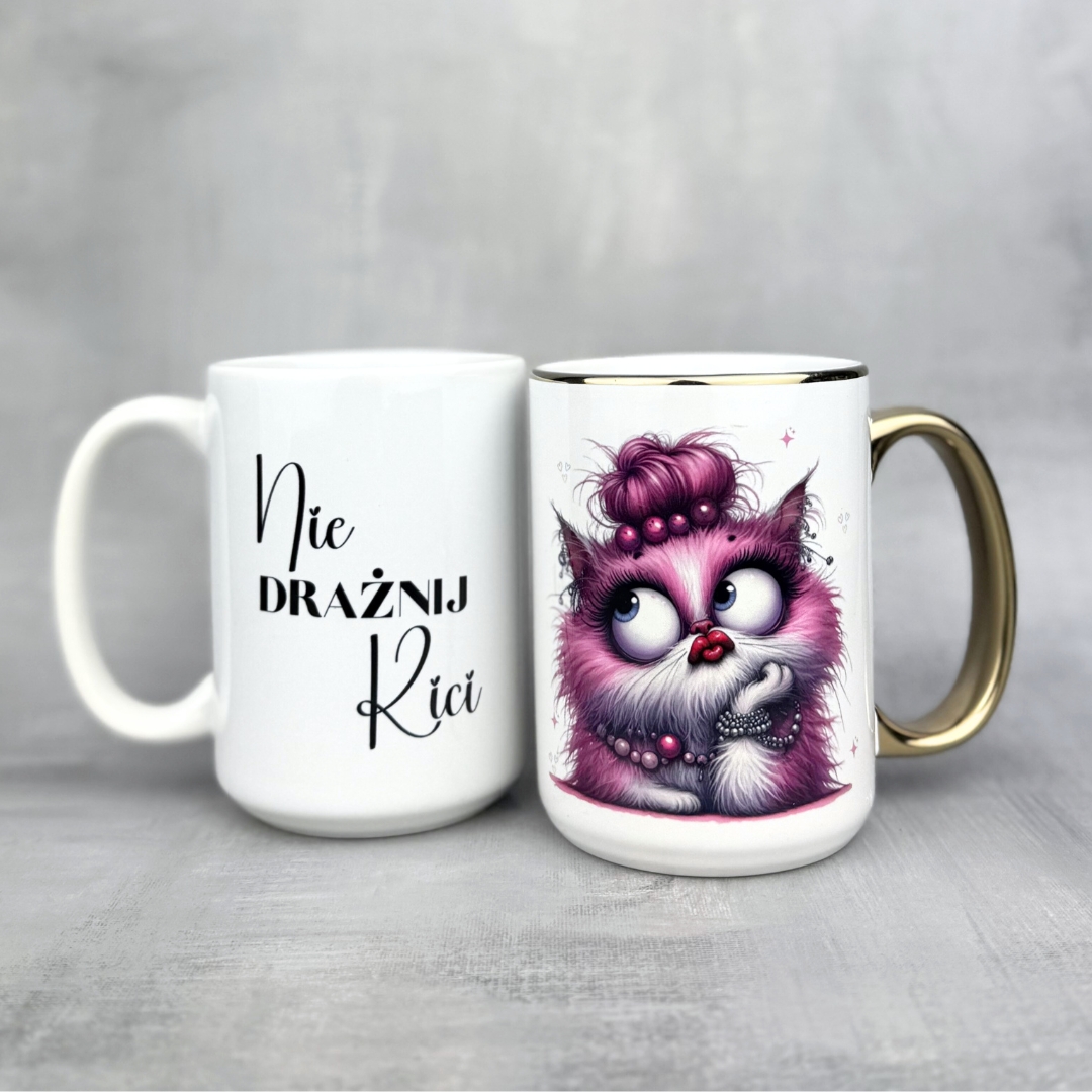Kubek nie drażnij Kici