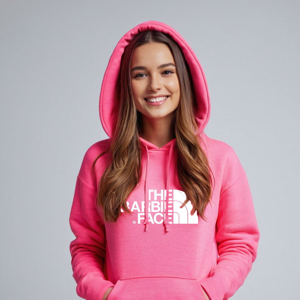 Bluza the barbie face różowa