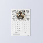 Kalendarz 2026 śmieszny kalendarz dla kobiety wrzesień