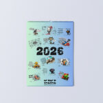 Kalendarz 2026 śmieszny kalendarz unisex