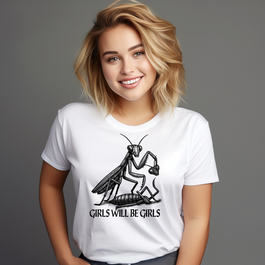 Koszulka girls will be girls modliszka koszulka dla niej