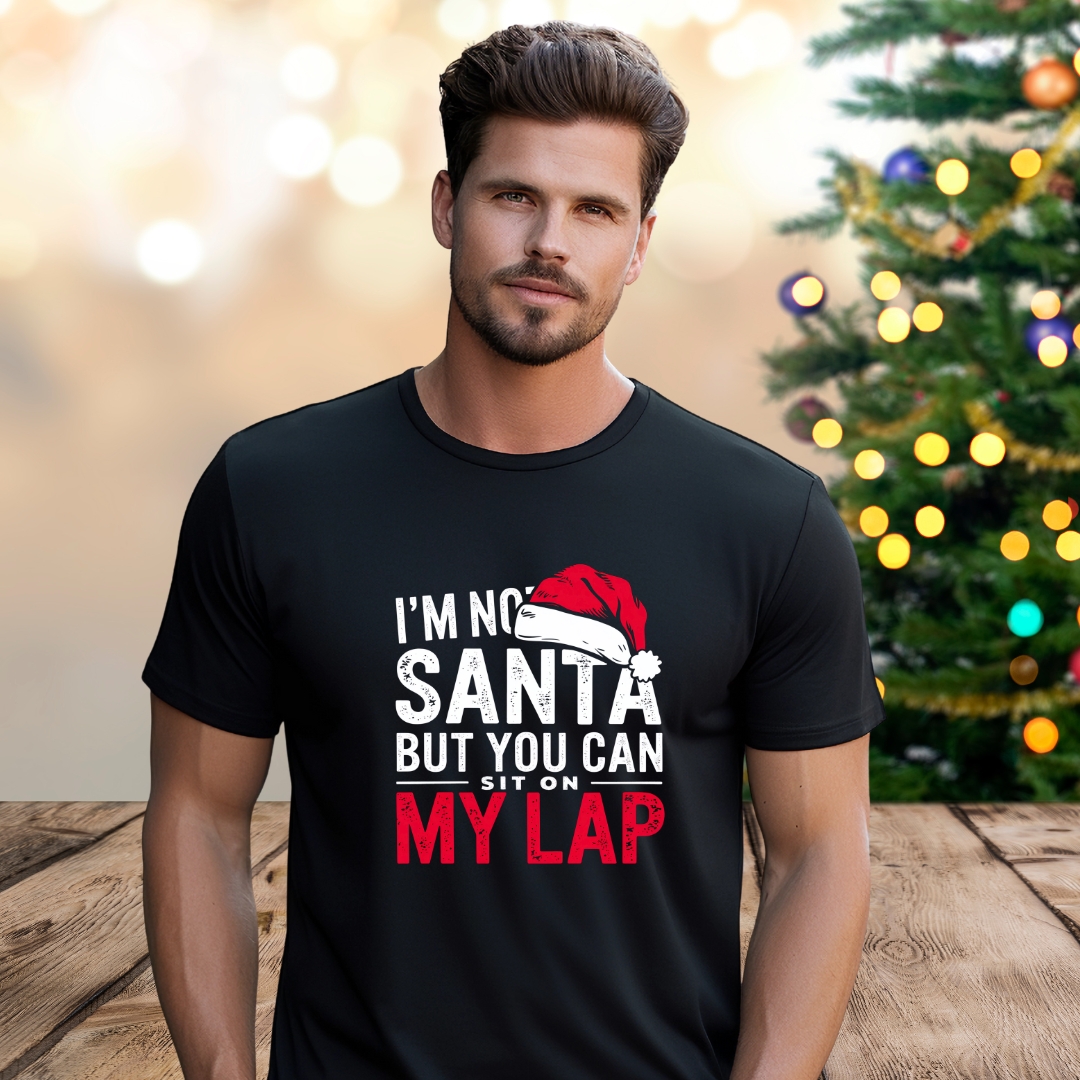 Koszulka i'm not santa but you can sit on my lap