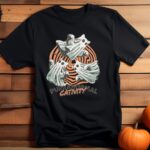 Koszulka paranormal city motyw halloween czarna