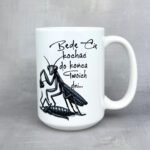 Kubek będę cię kochać do końca Twoich dni (modliszka) klasyczny biały