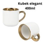 Kubek elegant 400ml złoty