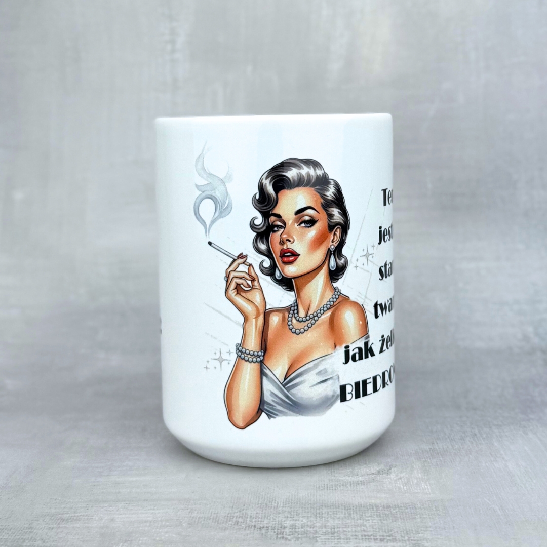 Kubek jestem stara i twarda kubek dla niej