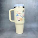 Kubek podróżny moje zaklęcia kolorowy, kremowy kubek 1200ml UV 3D limitowany