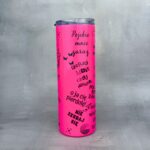 Kubek termiczny chamski neonowy róż