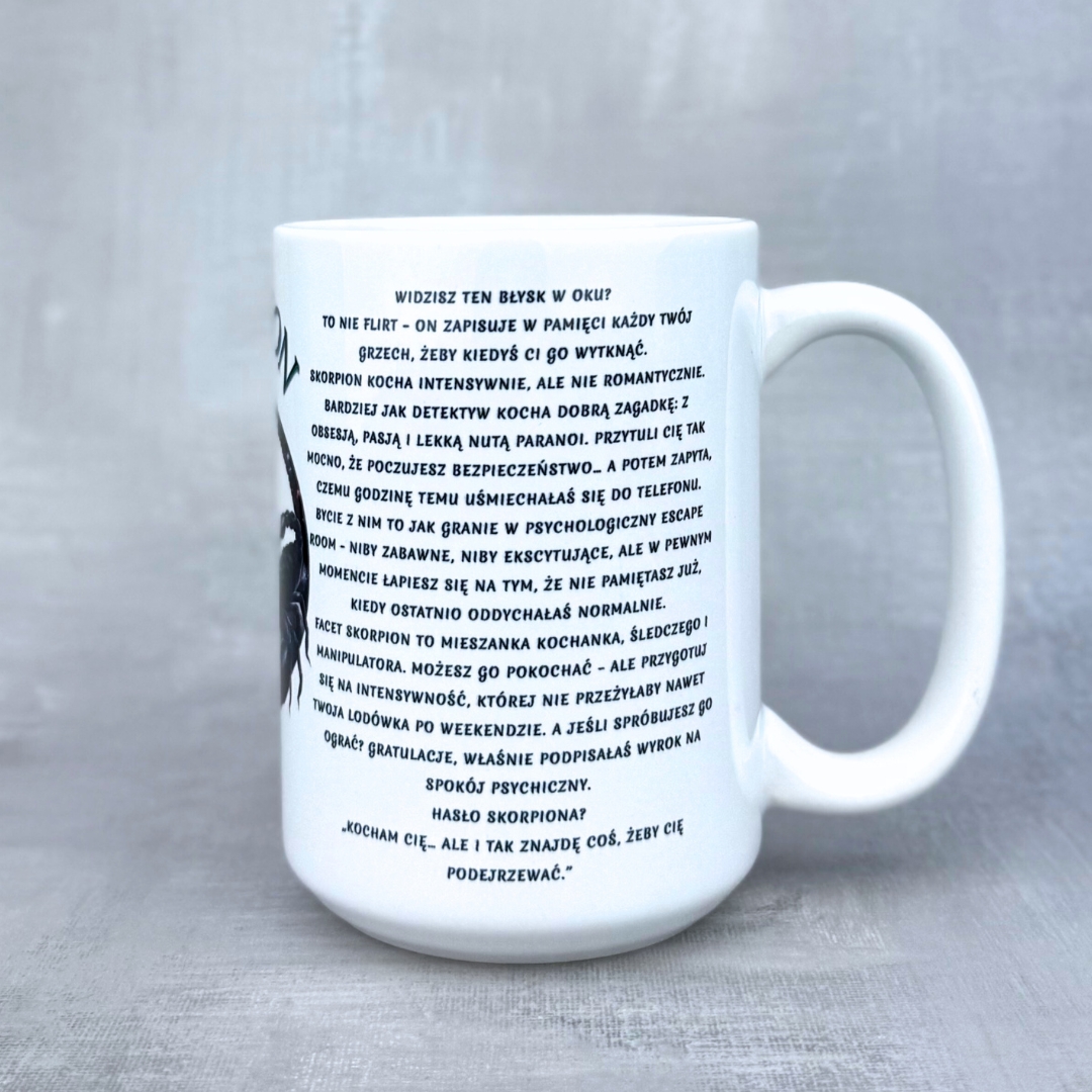 Kubek skorpion dla niej znaki zodiaku Kubek zodiak skorpion dla niego