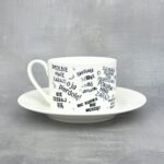 Zestaw porcelanowy Chamski (filiżanka + podstawka)