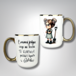 Kubek czasami jedyne czego mi trzeba to kurwa pistolet łopata i alibi