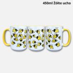 Kubek booBEES 450ml żółte ucho