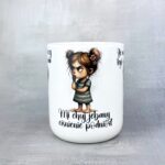 Kubek mała złośnica 3w1 330ml biały dla niej