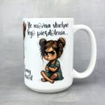 Kubek mała złośnica 3w1 450ml biały dla niej