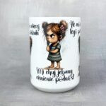 Kubek mała złośnica 3w1 450ml biały nowość