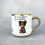 Kubek mała złośnica 3w1 złoty elegant