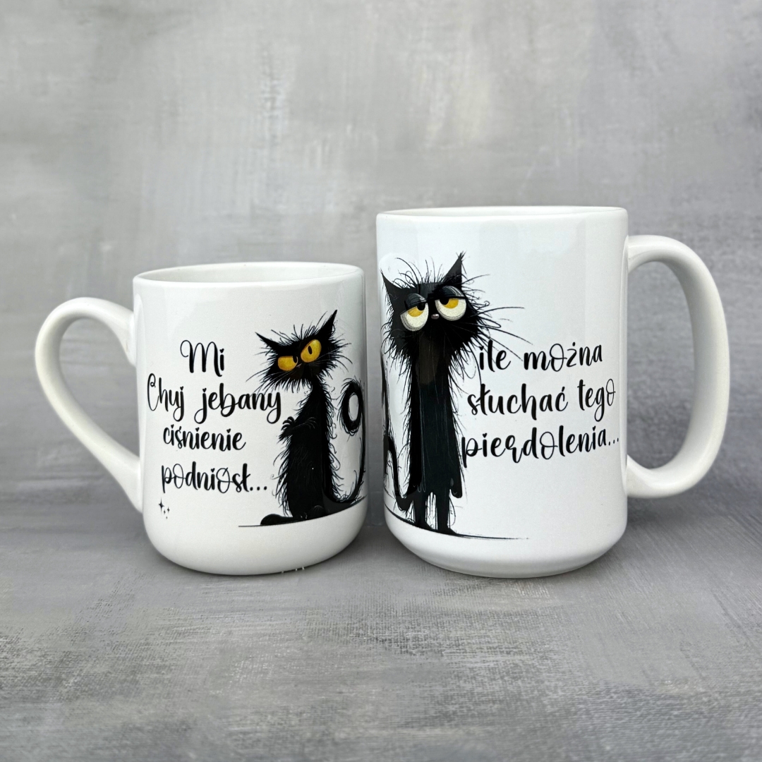 Kubek mi chuj jebany ciśnienie podniósł ile można słuchać tego pierdolenia z kotem