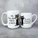 Kubek mi chuj jebany ciśnienie podniósł z kotem