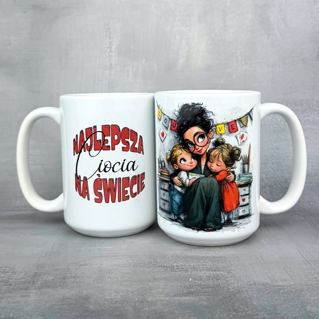 Kubek najlepsza ciocia na świecie, idealny na prezent