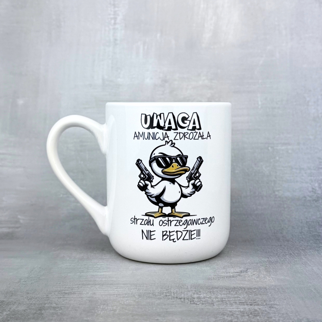Kubek uwaga amunicja zdrożała