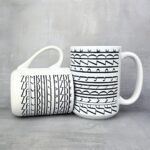 Kubek zamknij pizdę (szlaczki)